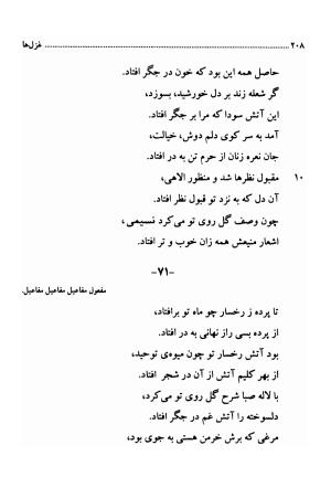 دیوان اشعار فارسی سید عماد الدین نسیمی به کوشش سید احسان شکر خدایی و نرگس سادات شکر خدایی - سید عماد الدین نسیمی - تصویر ۲۰۸