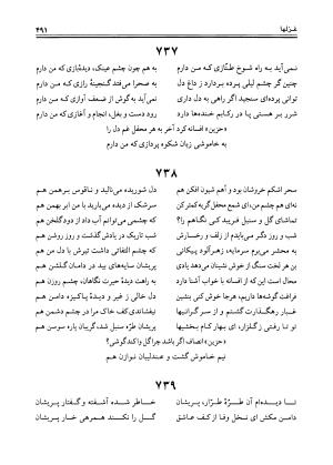 دیوان حزین لاهیجی به تصحیح ذبیح الله صاحبکار - محمد علی بن ابی طالب حزین لاهیجی - تصویر ۴۷۹