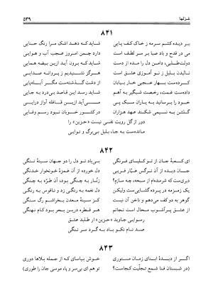 دیوان حزین لاهیجی به تصحیح ذبیح الله صاحبکار - محمد علی بن ابی طالب حزین لاهیجی - تصویر ۵۲۷