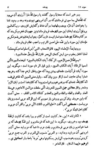 کشفالاسرار و عدة الابرار معروف به تفسیر خواجه عبدالله انصاری تألیف ابوالفضل رشیدالدین میبدی به کوشش علیاصغر حکمت جلد ۵ - تصویر ۱۲