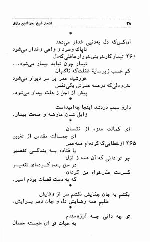 اشعار شیخ نجم الدین رازی (دایه) به کوشش محمود مدبری - نجم الدین رازی (دایه) - تصویر ۴۴