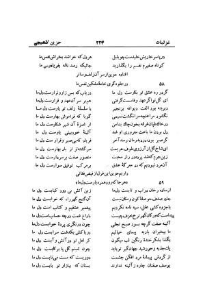 دیوان حزین لاهیجی (به ضمیمه تاریخ و سفرنامه حزین) کتابفروشی خیام - شیخ محمدعلی بن ابیطالب بن عبدالله حزین لاهیجی - تصویر ۲۵۰