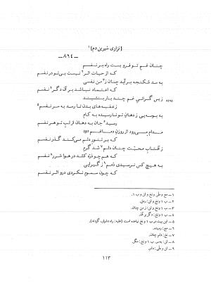 دیوان حکیم نزاری قهستانی ـ ج ۲ (براساس ده نسخه خطی معتبر کهن سال) متن انتقادی به کوشش دکتر سید علیرضا مجتهدزاده - حکیم نزاری قهستانی - تصویر ۱۱۱