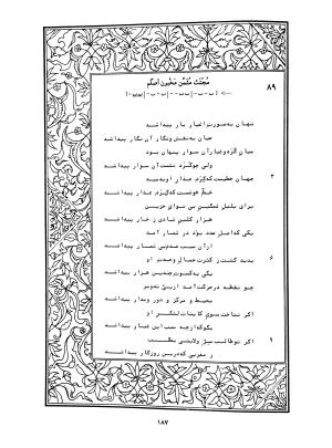 دیوان محمدشیرین مغربی (متن انتقادی با مقدمه، حواشی و فهرست اصطلاحات عرفانی) به تصحیح و اهتمام دکتر لئونارد لوئیزان - محمد شیرین مغربی - تصویر ۲۳۶